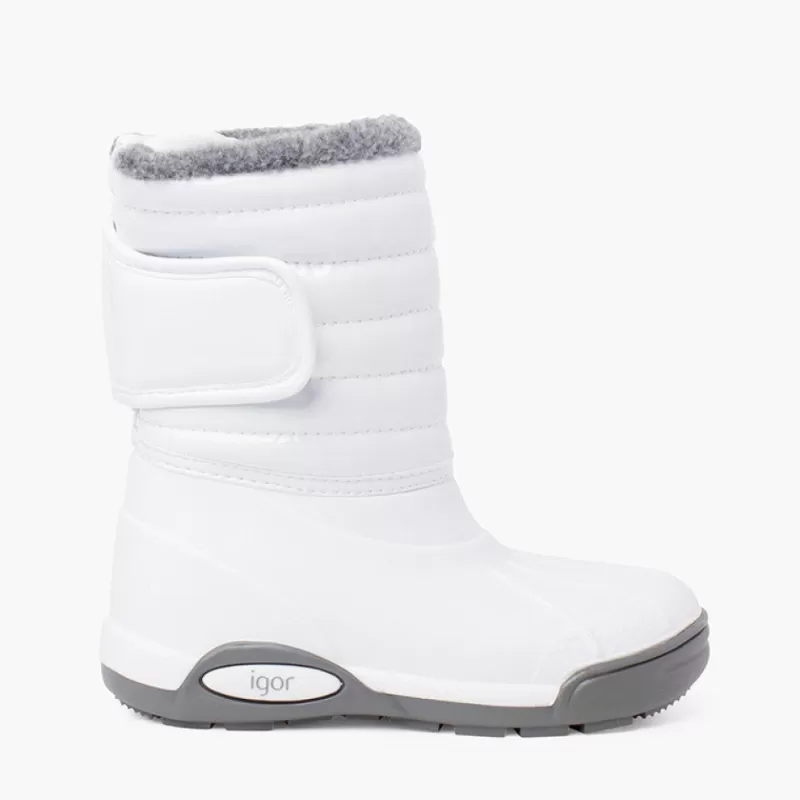 Pisamonas Botas De Neve Verniz Forro Pelo Fecho Ajustavel Discount