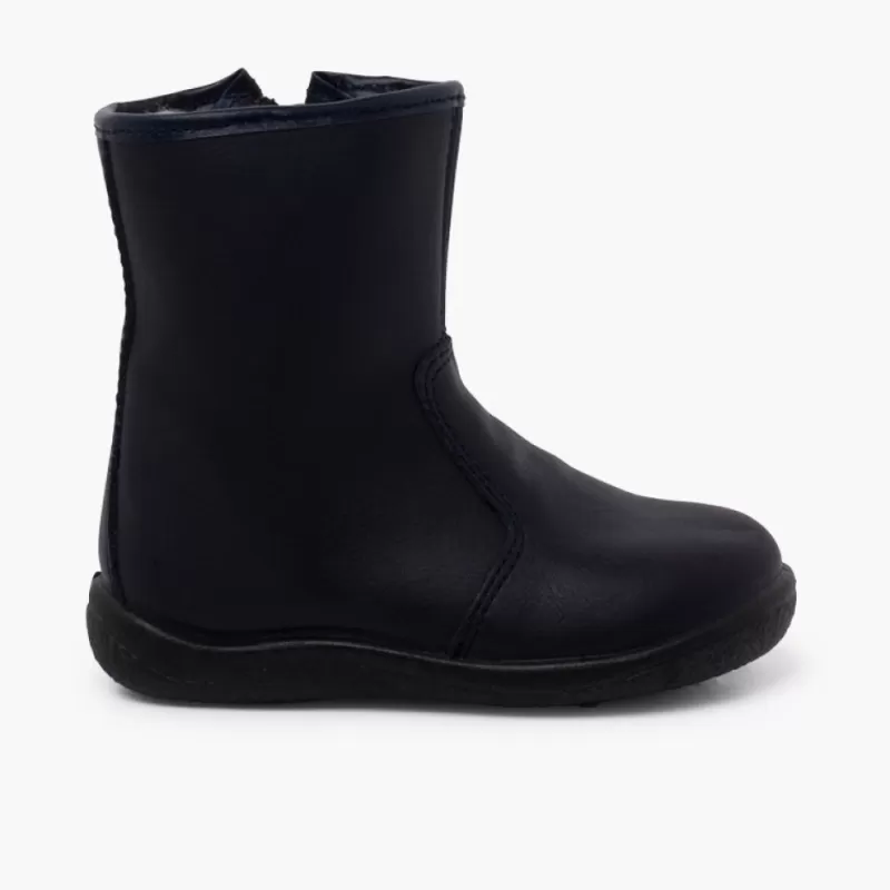 Pisamonas Botas Lisas Pele Lavavel Criancas Flash Sale