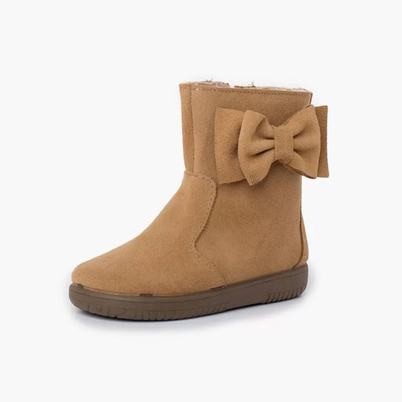 Pisamonas Botas Menina Camurca Laco Lateral Grande Clearance