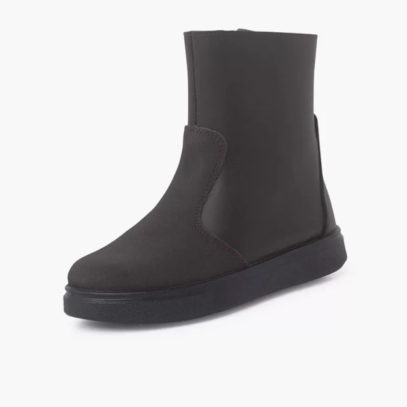 Pisamonas Botas Pele Com Reforco E Fecho-Eclair Lateral Online