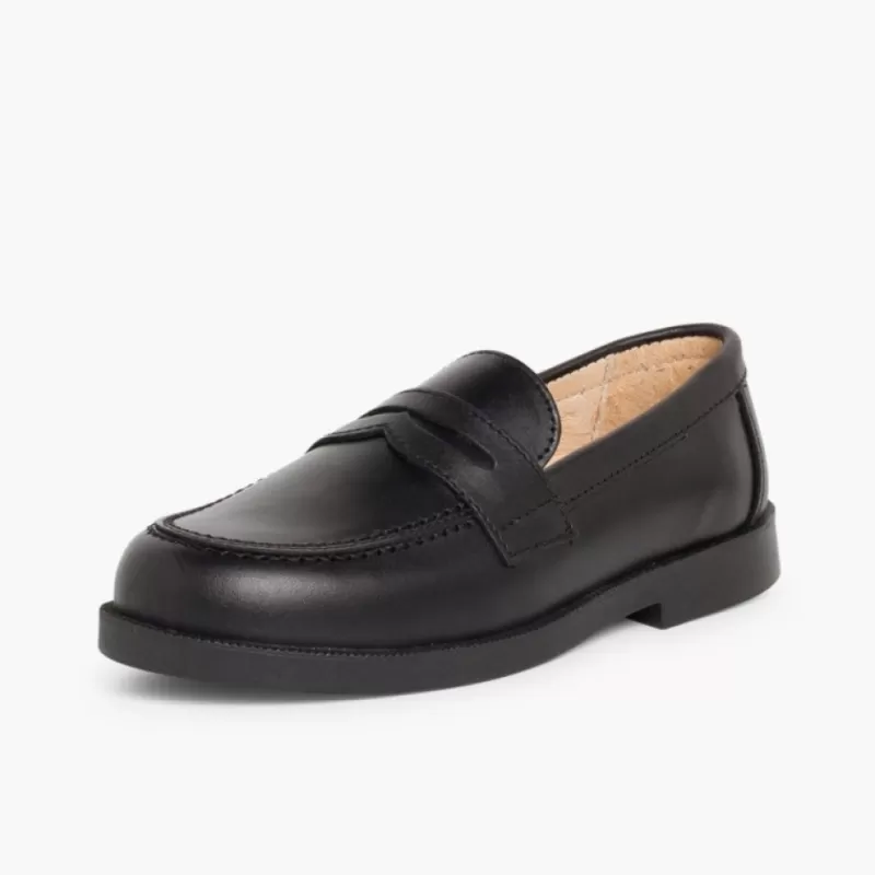 Pisamonas Mocassins Colegiais Azul Marinho/Preto Cheap