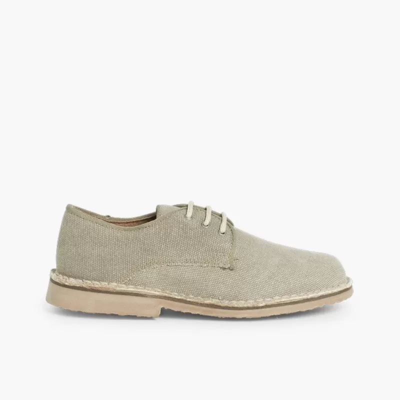 Pisamonas Sapatos Blucher Menino & Homem Tecido Canvas Online