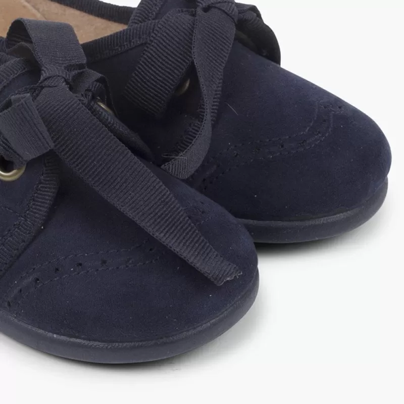 Pisamonas Sapatos Crianca Tipo Blucher Com Laco E Picotados New