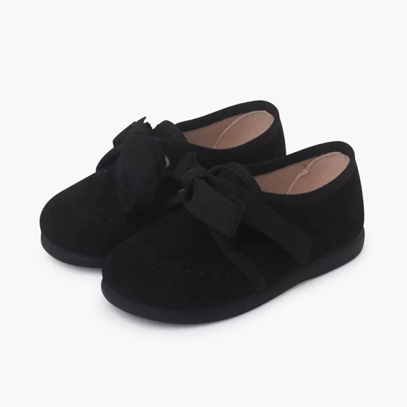 Pisamonas Sapatos Crianca Tipo Blucher Com Laco E Picotados New