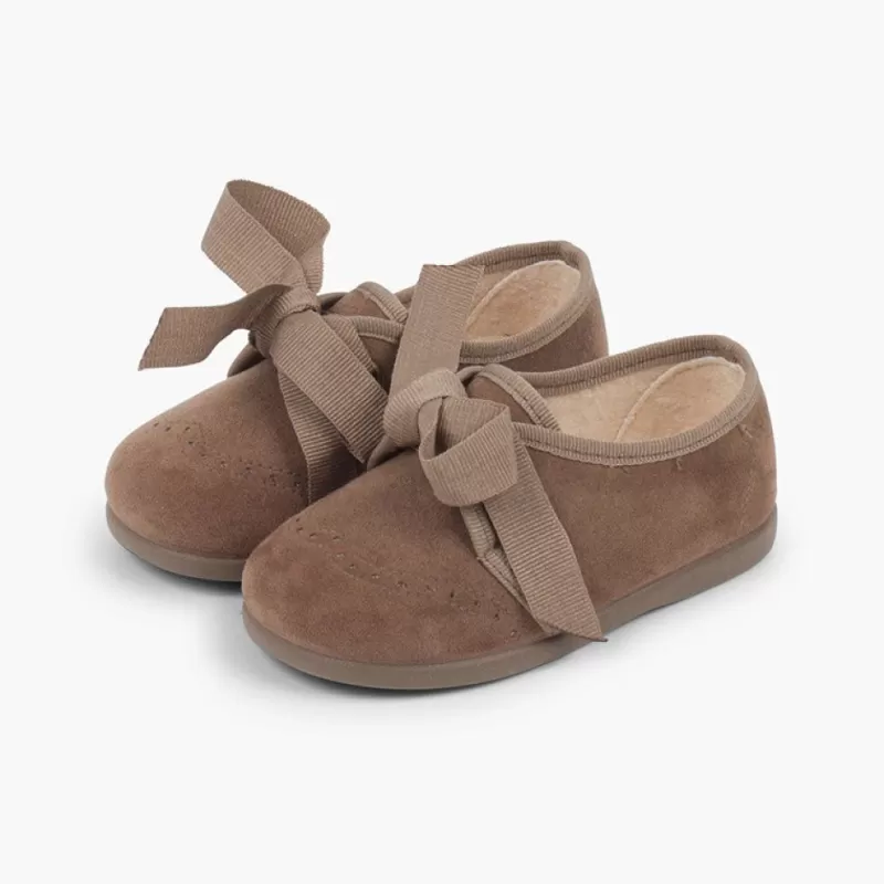 Pisamonas Sapatos Crianca Tipo Blucher Com Laco E Picotados New
