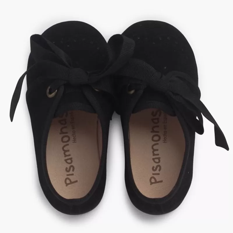 Pisamonas Sapatos Crianca Tipo Blucher Com Laco E Picotados New