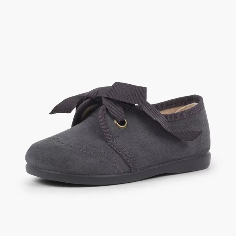Pisamonas Sapatos Crianca Tipo Blucher Com Laco E Picotados New