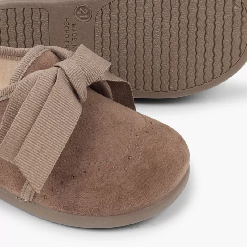 Pisamonas Sapatos Crianca Tipo Blucher Com Laco E Picotados New