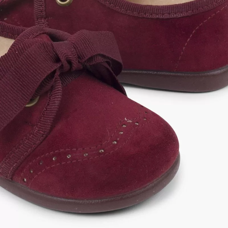 Pisamonas Sapatos Crianca Tipo Blucher Com Laco E Picotados New
