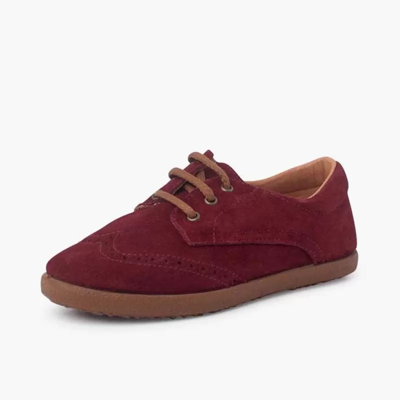 Pisamonas Sapatos Oxford Camurca Sola Caramelo Best Sale